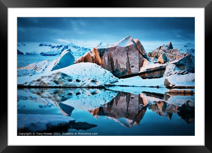 Glacier Kings Framed Mounted Print by Tony Prower