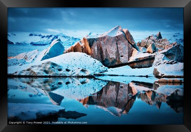 Glacier Kings Framed Print by Tony Prower