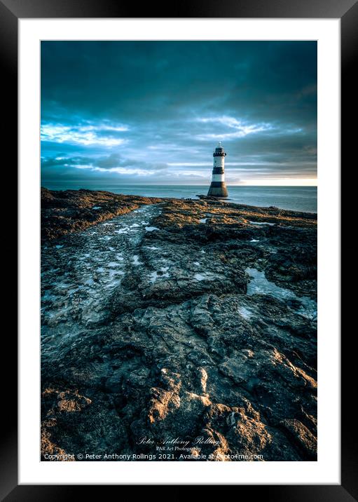 Path to Penmon Framed Mounted Print by Peter Anthony Rollings