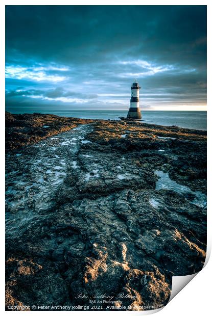 Path to Penmon Print by Peter Anthony Rollings