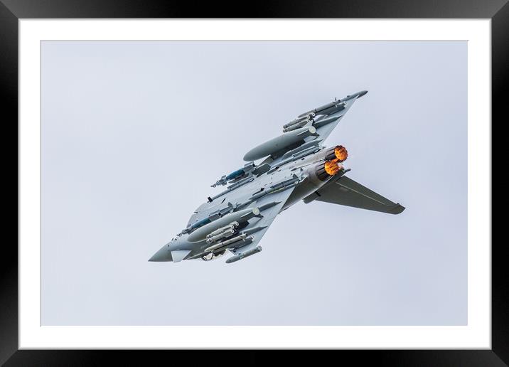 BAE Systems Typhoon loaded up with weapons Framed Mounted Print by Jason Wells