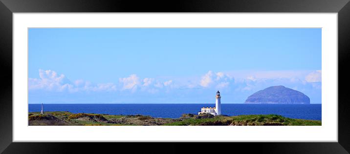 Turnberry on Ayrshire coast Framed Mounted Print by Allan Durward Photography