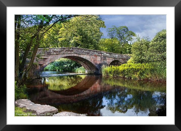 Bolton By Bowland Framed Mounted Print by Irene Burdell