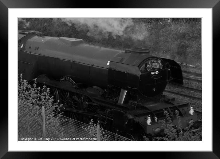 Full Steam ahead Framed Mounted Print by Rob King