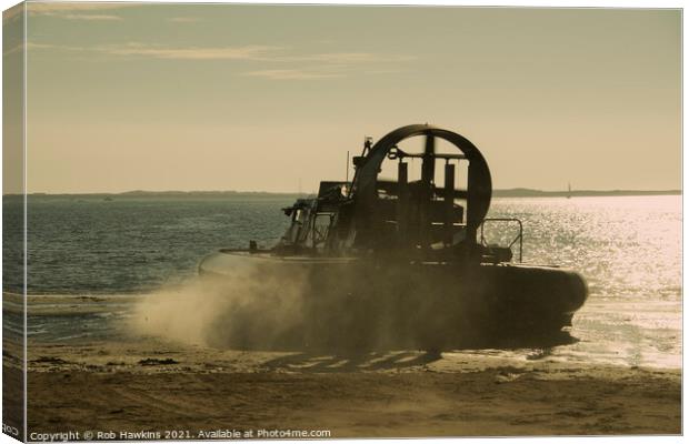Hovercraft gold  Canvas Print by Rob Hawkins