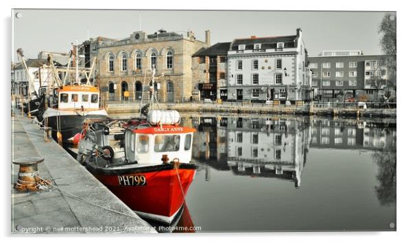 The Old Custom House, Plymouth, Devon. Acrylic by Neil Mottershead