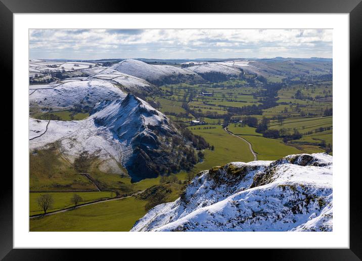 Parkhouse Hill Buxton Peak District Framed Mounted Print by Phil Durkin DPAGB BPE4