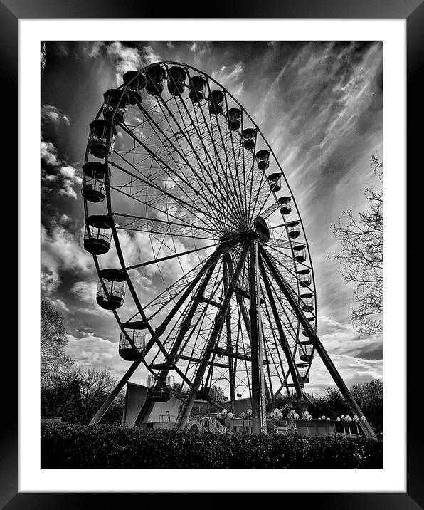 The Eye Framed Mounted Print by Michelle Bowler