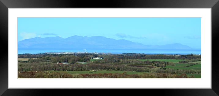 Troon and Isle of Arran Framed Mounted Print by Allan Durward Photography