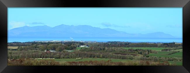 Troon and Isle of Arran Framed Print by Allan Durward Photography