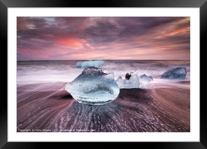 Ice Cauldron  Framed Mounted Print by Tony Prower