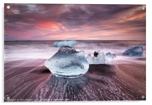 Ice Cauldron  Acrylic by Tony Prower