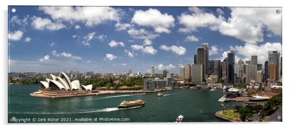 Sydney Panorama Acrylic by Dirk Rüter