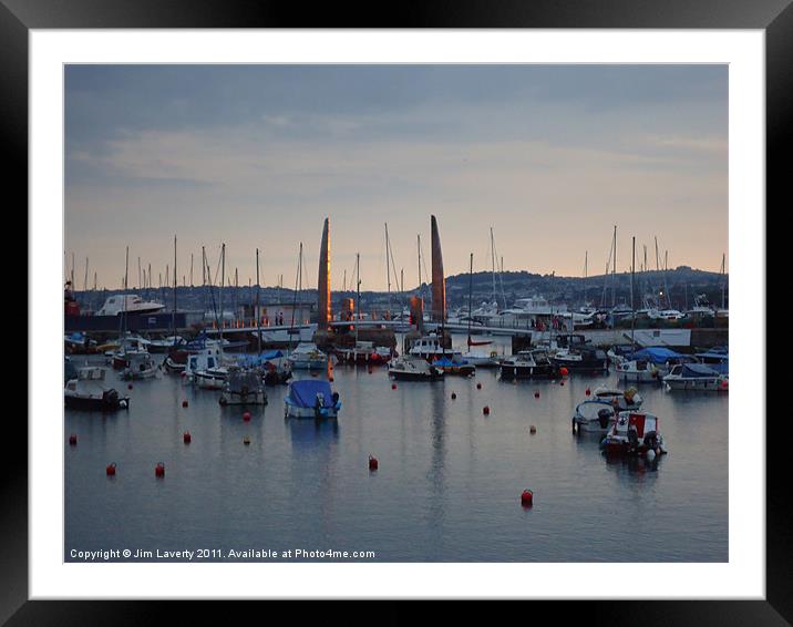 Torquay Framed Mounted Print by Jim Laverty