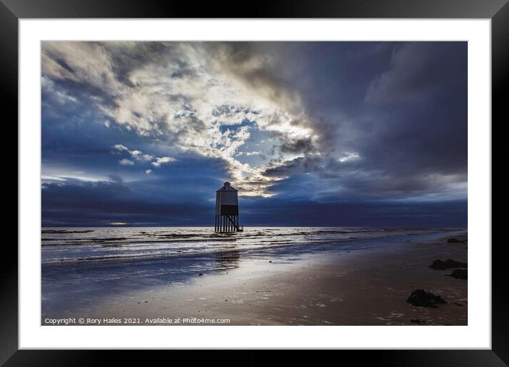 Burnham On Sea Low Lighthouse Framed Mounted Print by Rory Hailes