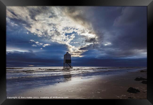 Burnham On Sea Low Lighthouse Framed Print by Rory Hailes