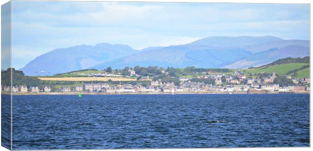 Millport on Firth of Clyde Canvas Print by Allan Durward Photography