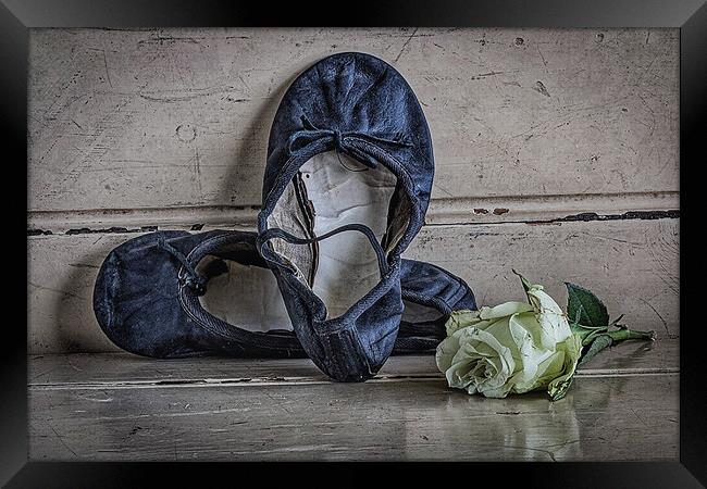 Ballet Shoes Framed Print by Michelle Bowler
