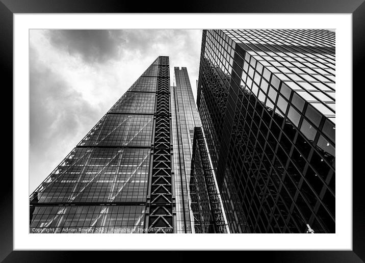 The Cheese Grater, London Framed Mounted Print by Adrian Rowley