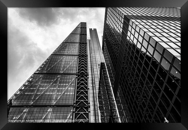 The Cheese Grater, London Framed Print by Adrian Rowley