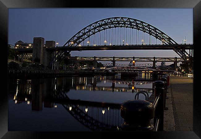 tyne bridge Framed Print by Northeast Images