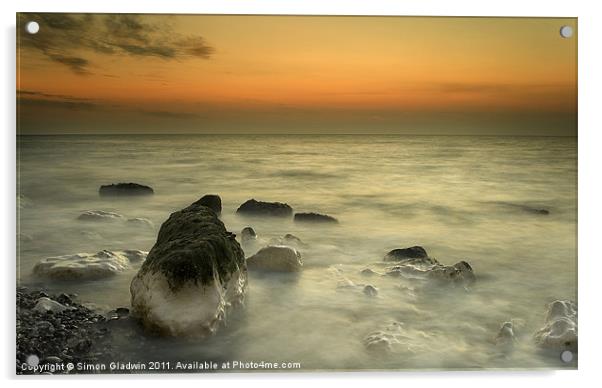 Criel Sur Mer Acrylic by Simon Gladwin