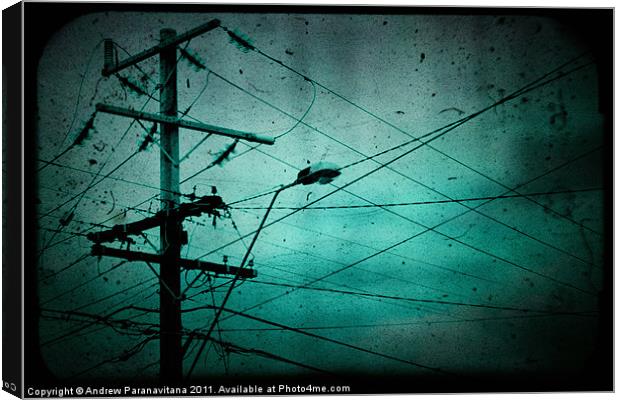 Disconnection Canvas Print by Andrew Paranavitana