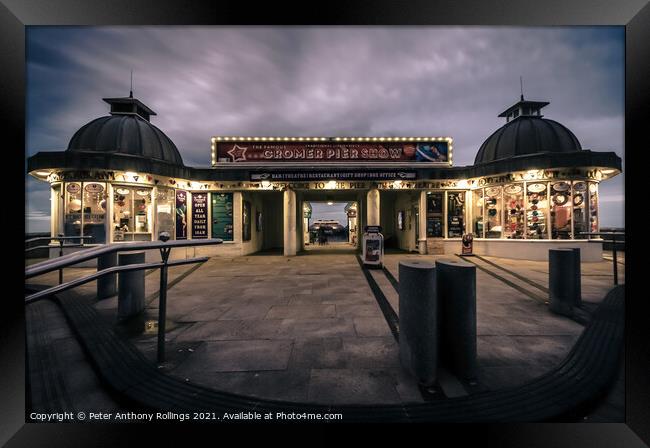 Cromer Pier Framed Print by Peter Anthony Rollings