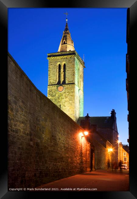 St Salvators College Chapel St Andrews Framed Print by Mark Sunderland