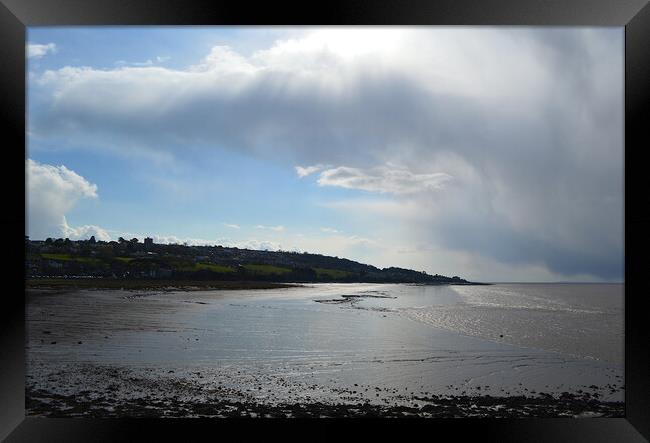 View from battery point of Portished somerset Framed Print by Ollie Hully