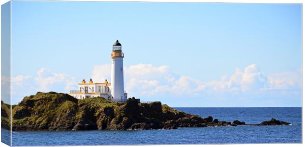 Lighthouse at Turnberry Ayrshire, SW Scotland Canvas Print by Allan Durward Photography