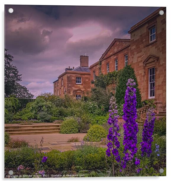 Hillsborough Castle Gardens  Acrylic by Jennifer Nelson