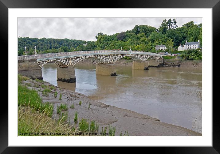 Chepstow Bridge Framed Mounted Print by Richard Thomas