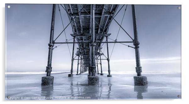 Under the Boardwalk … Down by the sea Acrylic by Cass Castagnoli
