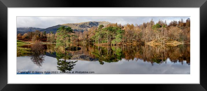 Tarn Hows Lake district Framed Mounted Print by Sonny Ryse