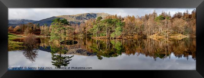 Tarn Hows Lake district Framed Print by Sonny Ryse
