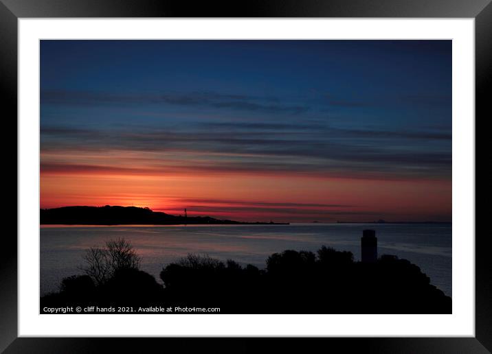 sunrise, aberdour, fife, scotland. Framed Mounted Print by Scotland's Scenery