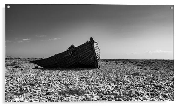 Abandoned fishing boat Acrylic by Adrian Rowley