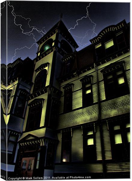 Haunted House Canvas Print by Mark Sellers