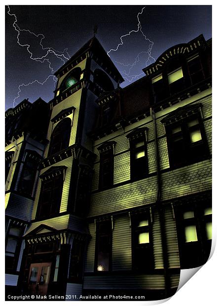 Haunted House Print by Mark Sellers