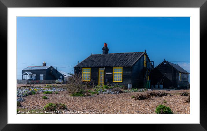 Prospect Cottage Dungeness Framed Mounted Print by Adrian Rowley