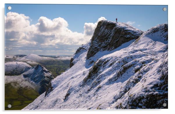 Chrome Hill Peak District  Acrylic by Phil Durkin DPAGB BPE4