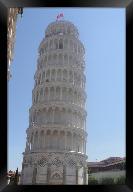 The Leaning Tower of Pisa Framed Print by John Bridge