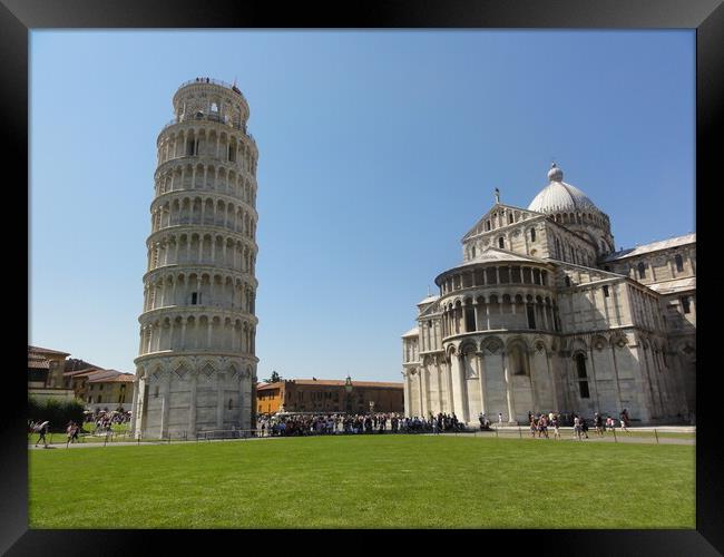 Leaning Tower of Pisa Framed Print by John Bridge