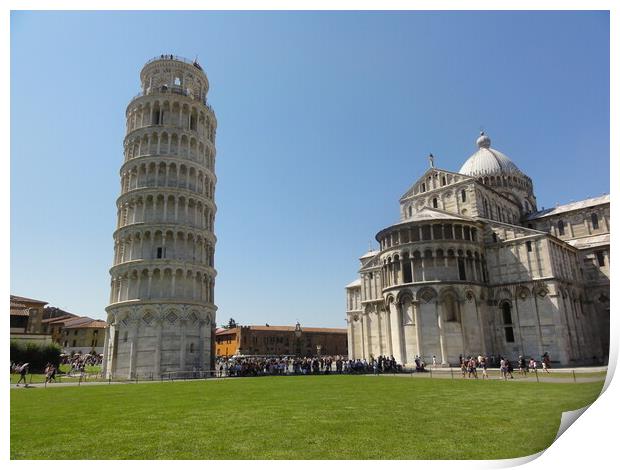 Leaning Tower of Pisa Print by John Bridge