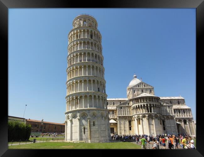 Leaning Tower of Pisa Framed Print by John Bridge
