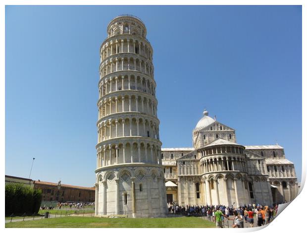 Leaning Tower of Pisa Print by John Bridge