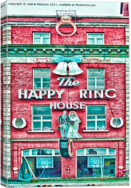 Happy Ring Canvas Print by Valerie Paterson