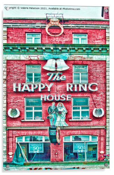 Happy Ring Acrylic by Valerie Paterson