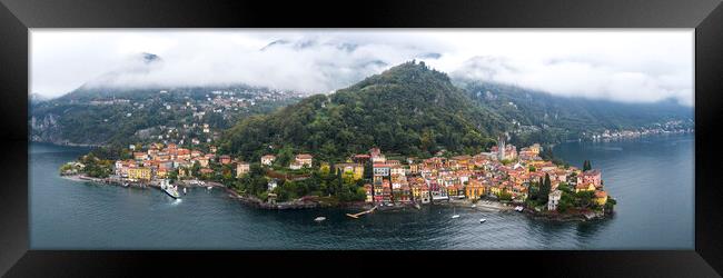 Varenna Lake Como Italy Framed Print by Sonny Ryse